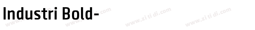 Industri Bold字体转换